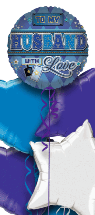 To My Husband with Love Balloon