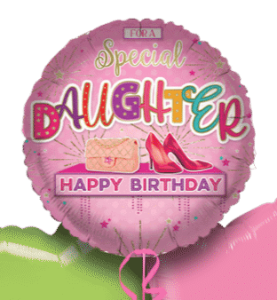 Happy Birthday for a Special Daughter Balloon