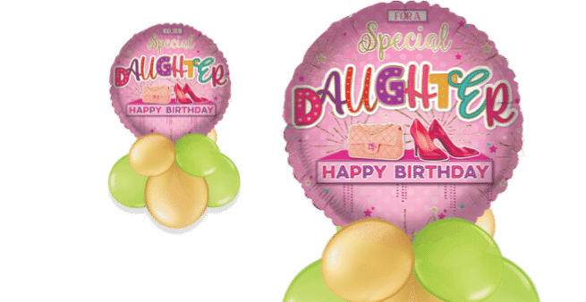 Happy Birthday for a Special Daughter Balloon