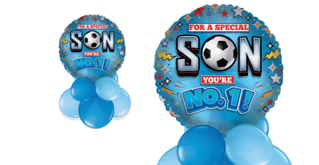 For a Special Son You're No 1 Balloon