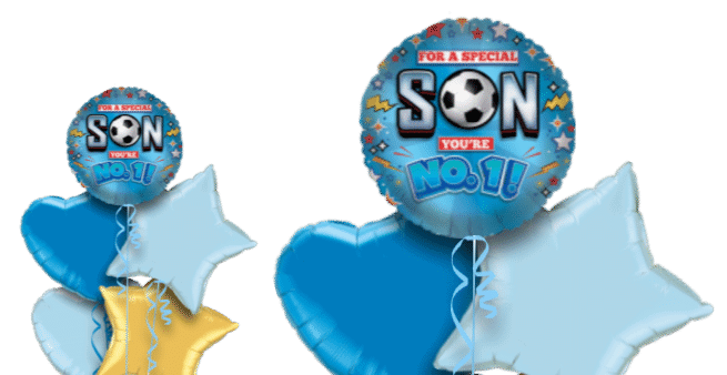 For a Special Son You're No 1 Balloon
