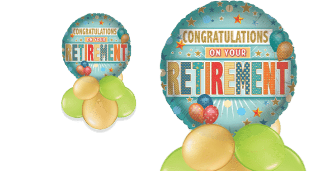 Congratulations on your Retirement Balloon