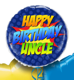 Birthday Hero Uncle Balloon