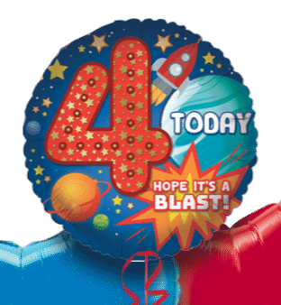 4 Today Space Blast Balloon