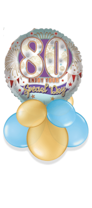 80th Enjoy Your Special Day Balloon