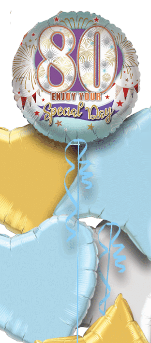 80th Enjoy Your Special Day Balloon