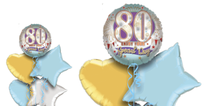 80th Enjoy Your Special Day Balloon