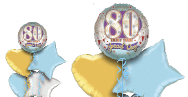 80th Enjoy Your Special Day Balloon