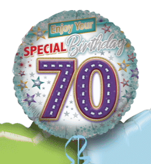 Enjoy Your Special 70th Birthday Balloon