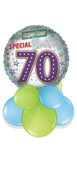 Enjoy Your Special 70th Birthday Balloon