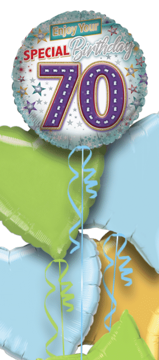 Enjoy Your Special 70th Birthday Balloon