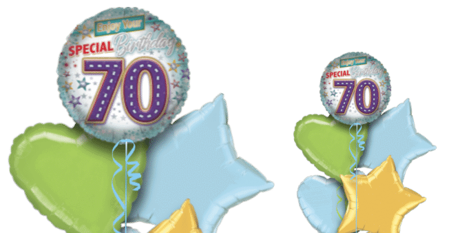 Enjoy Your Special 70th Birthday Balloon