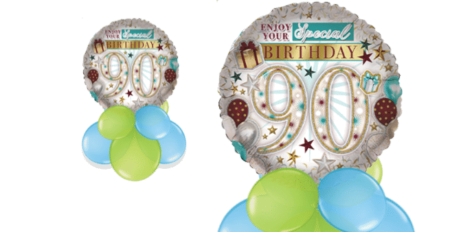 Enjoy Your Special 90th Birthday Balloon