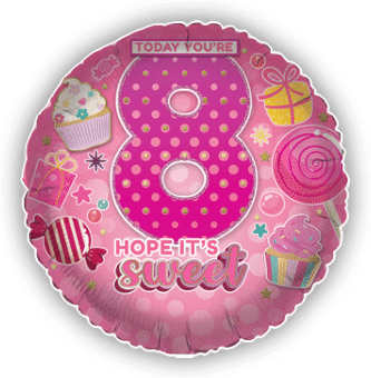 Today You're 8 Sweat Birthday