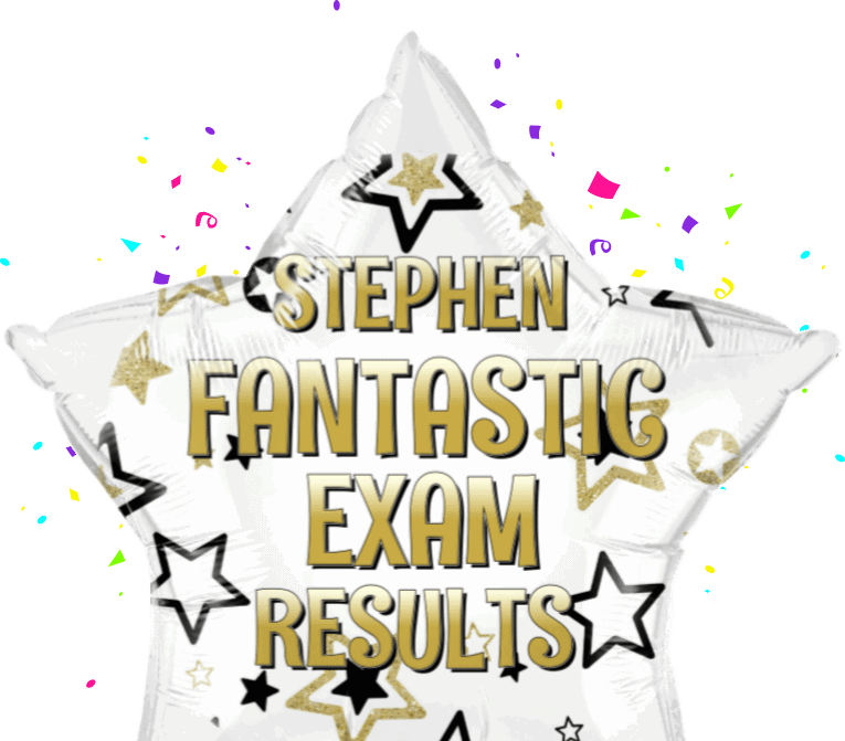 Fantastic Exam Results balloon 