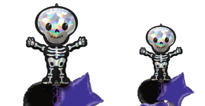 Iridescent Skeleton Balloon