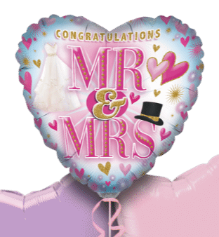 Congratulations Mr and Mrs Balloon