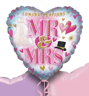 Congratulations Mr and Mrs Balloon