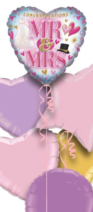 Congratulations Mr and Mrs Balloon