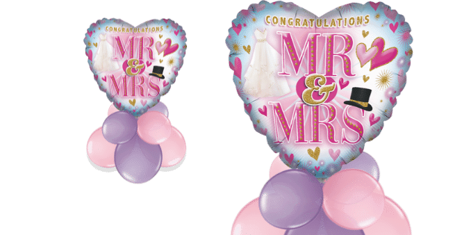 Congratulations Mr and Mrs Balloon