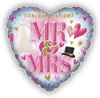 Congratulations Mr and Mrs