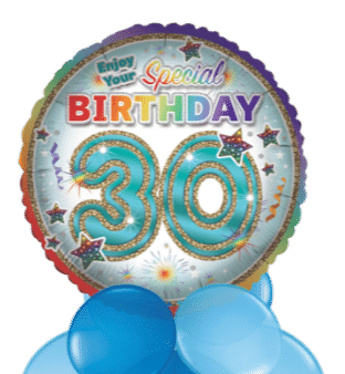 Enjoy Your 30th Birthday Balloon