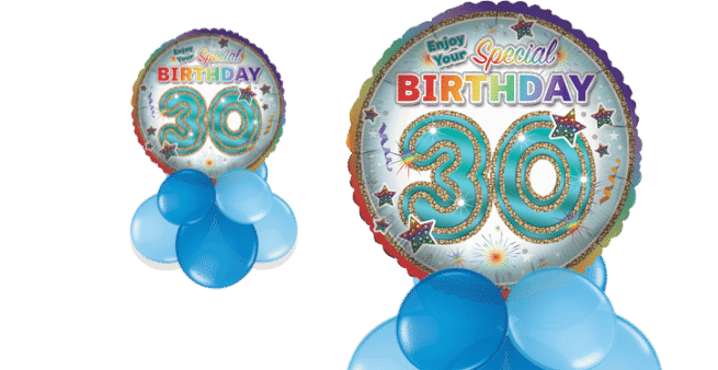 Enjoy Your 30th Birthday Balloon