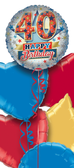 40th Happy Birthday Balloon