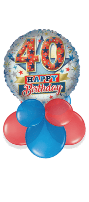 40th Happy Birthday Balloon