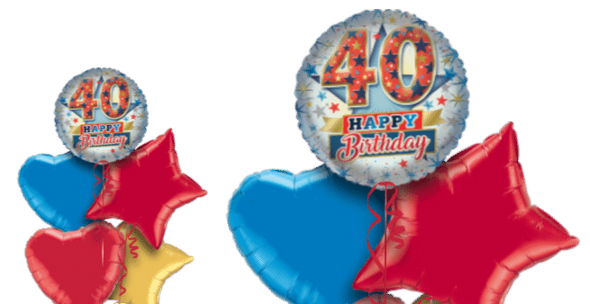 40th Happy Birthday Balloon
