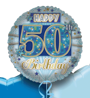 Happy 50th Birthday Balloon