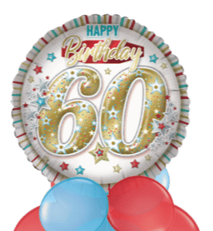 Happy 60th Birthday Balloon