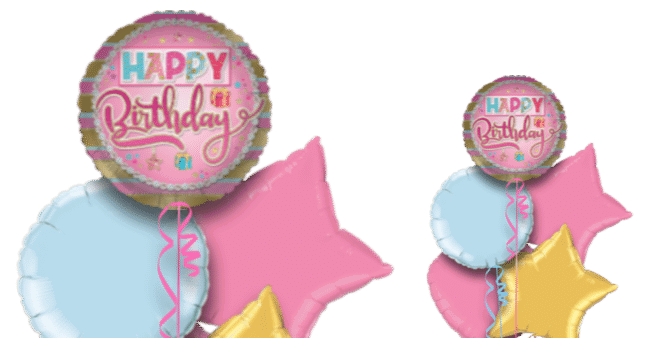 Birthday Pink Gifts Balloon