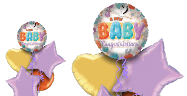 A New Baby Congratulations Balloon