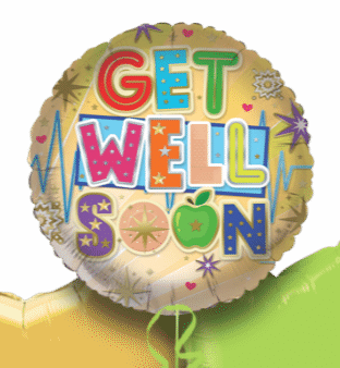 Get Well Soon Bright Balloon