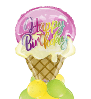Birthday Ice Cream Balloon