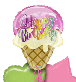 Birthday Ice Cream Balloon