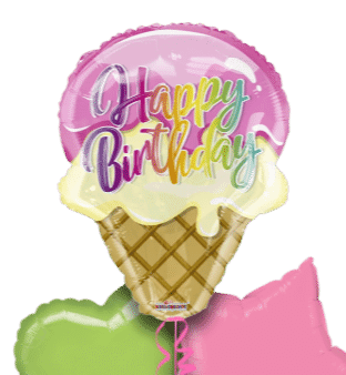 Birthday Ice Cream Balloon