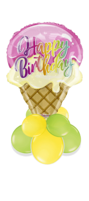 Birthday Ice Cream Balloon
