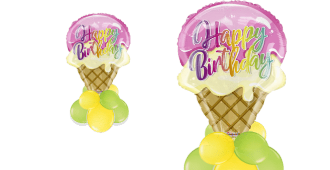 Birthday Ice Cream Balloon