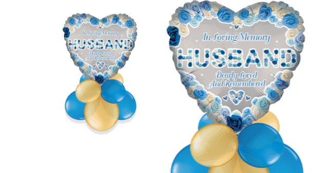 In Loving Memory Husband Balloon