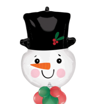 Jolly Snowman Balloon