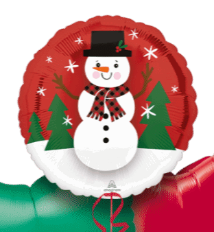 Smiling Snowman Balloon