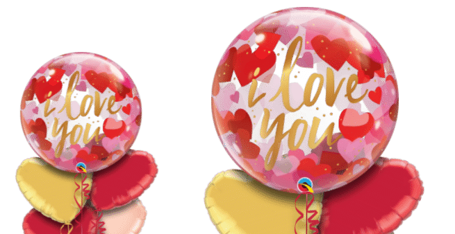 Love Hearts Bubble Balloon