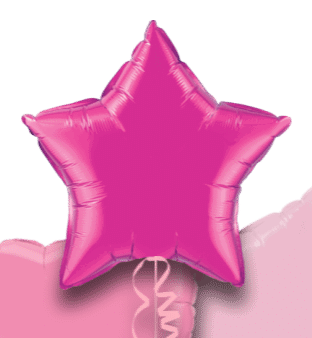 Hot Pink, Rose Pink and Pale Pink Balloon