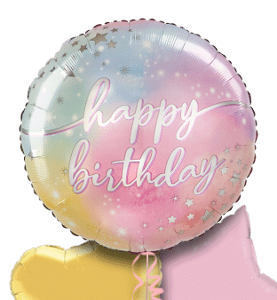 Jumbo Birthday Ombre Balloon
