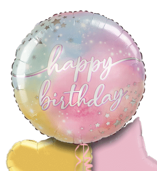 Jumbo Birthday Ombre Balloon