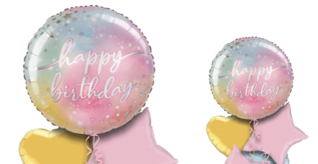 Jumbo Birthday Ombre Balloon