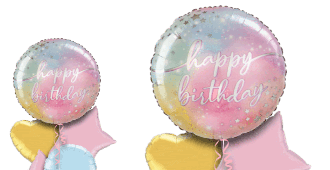 Jumbo Birthday Ombre Balloon