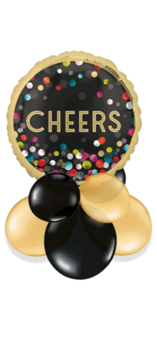 Cheers Multi Confetti Balloon